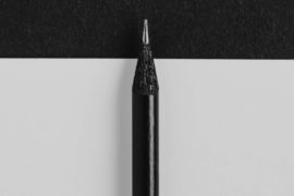 Schwarzer Bleistift