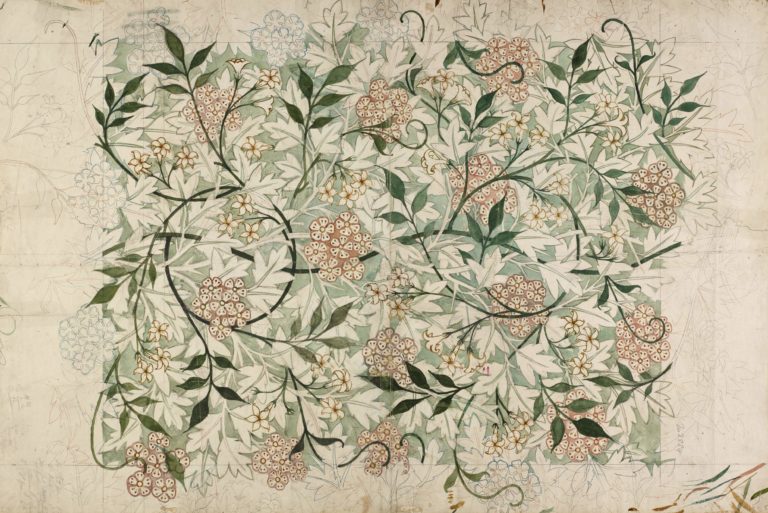 SIEBZEHN. Arno Wandteppich verschlungene Blumen